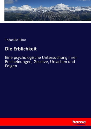 Die erblichkeit théodule - erblichkeit,