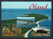 farbige Mehrbildpostkarte " Öland - Schweden " beschrieben!