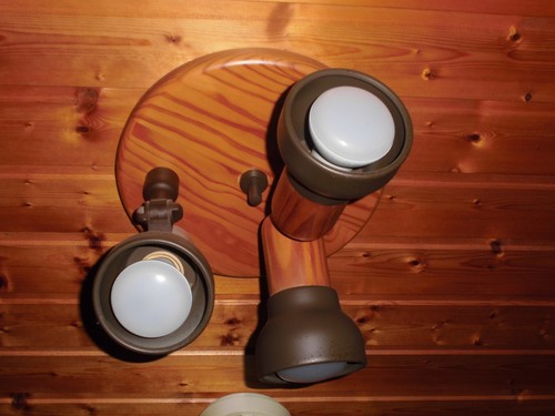 Deckenlampe holz flammig - holz, 3-flammig