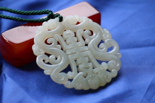 Chinesischer jade anhänger - chinesischer,