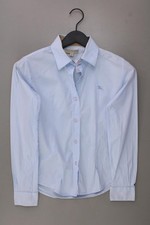 ✨ Burberry Langarmbluse Classic Bluse für Damen Gr. 36, S blau aus Baumwolle ✨