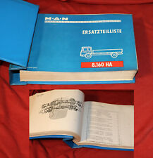 Ersatzteilliste MAN 8.160 HA Hauber Allrad , Oldtimer LKW  Ersatzteilkatalog