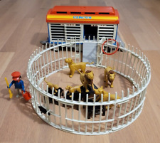 Playmobil Raubtier Wagen, Gehege, Löwenfamilie, Zirkus Arena vintage
