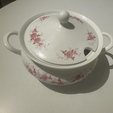 Seltmann Weiden Bavaria – Suppenterrine / Tureen mit Deckel, Rosen-Dekor