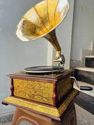 Hmv vintage grammophon voll - vintage,