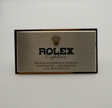 Vintage ROLEX EXPLORER Display 70s 80s Deutsch Aufsteller Schild Konzessionär AD