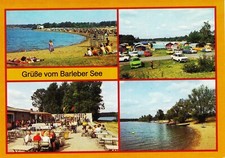 07-C093 Ansichtskarte Barleben See Camping Badestrand Magdeburg Wolmirstedt DDR
