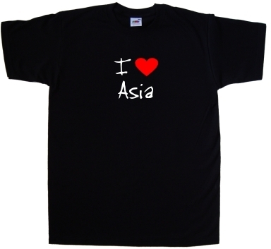 Love heart asia shirt - i, t-shirt