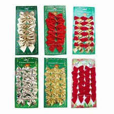 Schleifen rot gold silber für