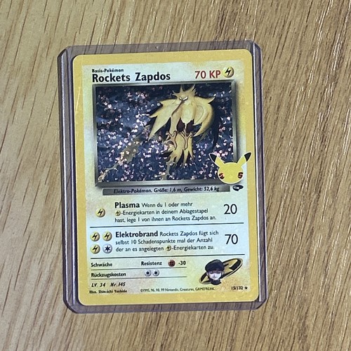 Pokémon karte rockets - karte, zapdos