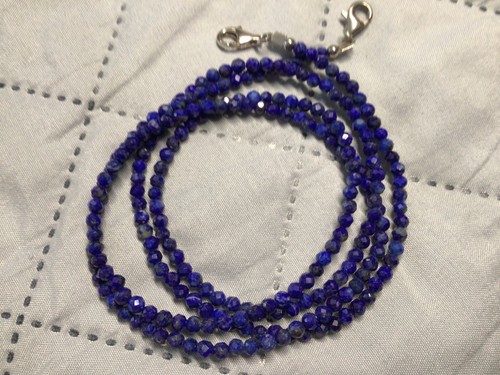 Lapislazuli silberkette - lapislazuli, (925)