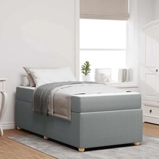 Bettrahmen mit Matratze Stoff