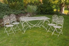 XXL Gartentisch + 4 Stühle