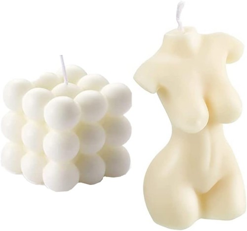 Bubble candle cube - candle,