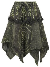 Knielanger Boho Zipfelrock