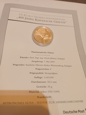 10 Euro Silbermünze 400 Jahre