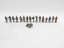 Ferrero Ü-Ei Metallfiguren Konvolut 16 Figuren + Kanone 70er/ 80er Jahre