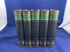 Der Neue Brockhaus 3. Auflage 1960 fünf Bänden 5 Bände Goldschnitt 14.2 1890 I9