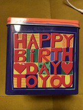 Blechdose Spieldose "HAPPY
