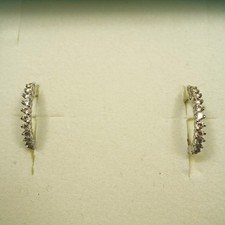 Weißgold Creolen 333 Gold Ø