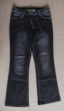 Jeans - Bootcut - Mia Linea - Gr. 38 - anthrazit