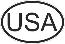 OVAL aufkleber kennzeichen