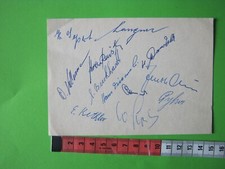 Westfalia Herne. Hans Tillkowski. Autogrammblatt.