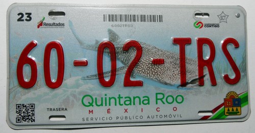 Nummernschild aus mexico - nummernschild,