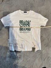 Balenciaga T Shirt XL White QR