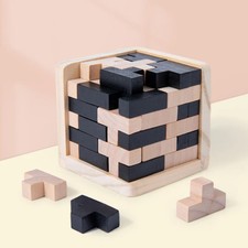 Holzwürfel Puzzle Lernspiel