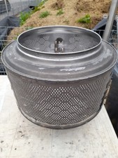 Feuerschale Feuerkorb Feuertonne Edelstahl Waschmaschinentrommel