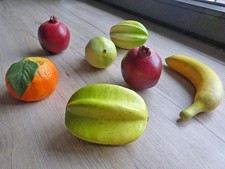 7 x Dekoobst Kunstobst