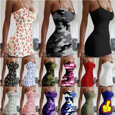 Camo damen bodyconkleid - camo,