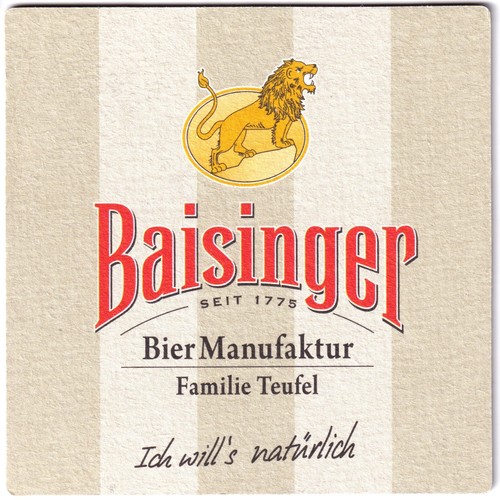 Bierdeckel baisinger bier - bierdeckel,