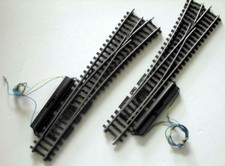 Märklin #22715/16 Elektr. schlankes Weichenpaar m. beweglichem Herzstück