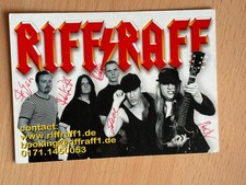 Riff Raff - Autogrammkarte