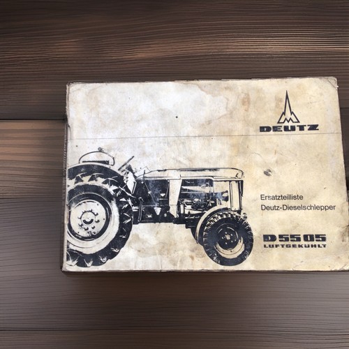 Ersatzteilliste deutz 5505 - deutz,