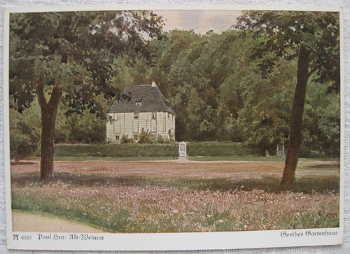 Paul hey alt weimar goethes - ak,
