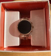 Fossil Q Venture HR Gen 4, Damen Smartwatch - Grau Rosé in OVP