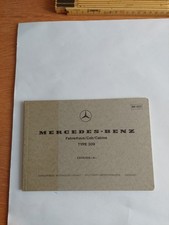 Betriebsanleitung, Mercedes-Benz,  Type 309 ,Bk 022, Fahrhaus, Catalog A, Cabine