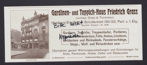 Hamburg werbung 1910 - werbung,
