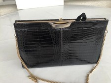  Handtasche Kroko-Echtleder