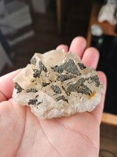 Fluorit Markasit Grube Beihilfe Halsbrücke Freiberg Erzgebirge Sachsen