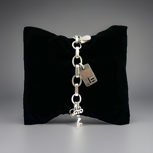 925 silber charm armband - 925/-,
