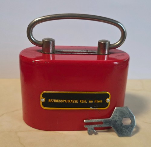 Massive metall spardose - metall,