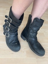 Biker Boots Stiefel Schnallen