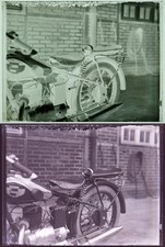 Seltenes Foto Glasnegativ -