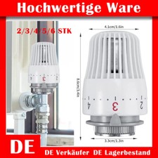 2-6PCS Thermostatkopf