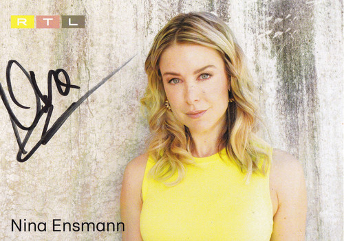 Autogramm nina ensmann - autogramm,