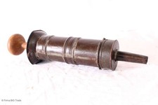 SELTEN! Große antike Teigspritze / antike Wurstpritze Fleischverarbeitung Holzko